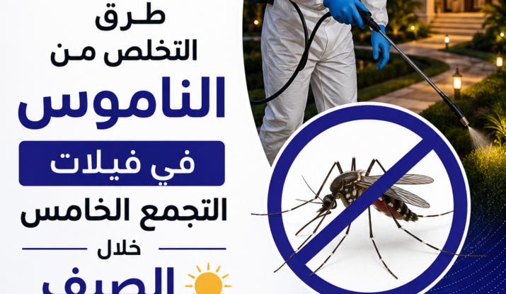 طرق التخلص من الناموس في فيلات التجمع الخامس خلال الصيف