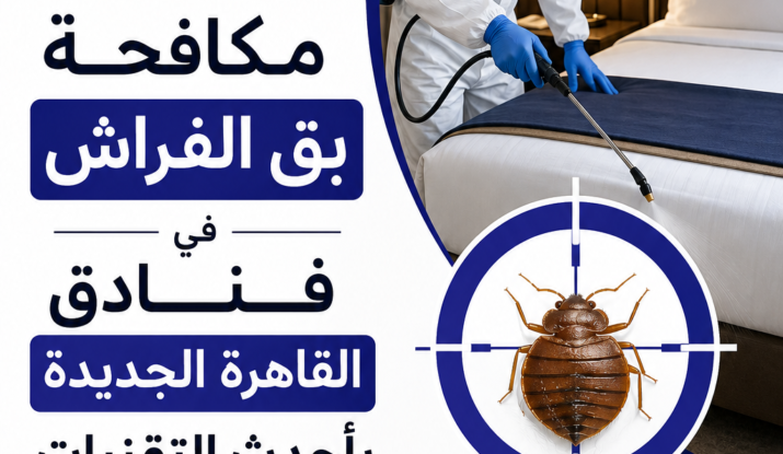 مكافحة بق الفراش في فنادق القاهرة الجديدة بأحدث التقنيات