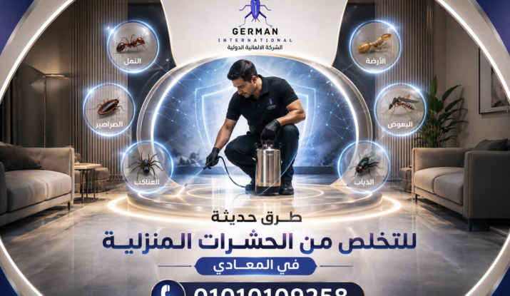 طرق حديثة للتخلص من الحشرات المنزلية في المعادي