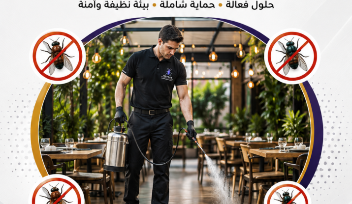 ابادة الذباب نهائيًا في فى المطاعم والحدائق