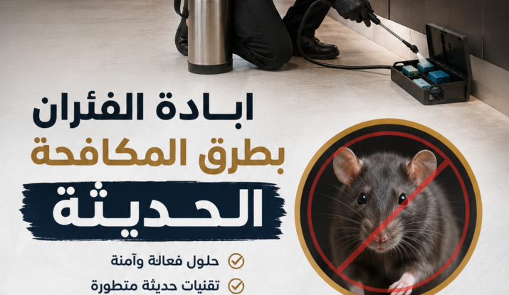 ابادة الفئران بطرق المكافحة الحديثة