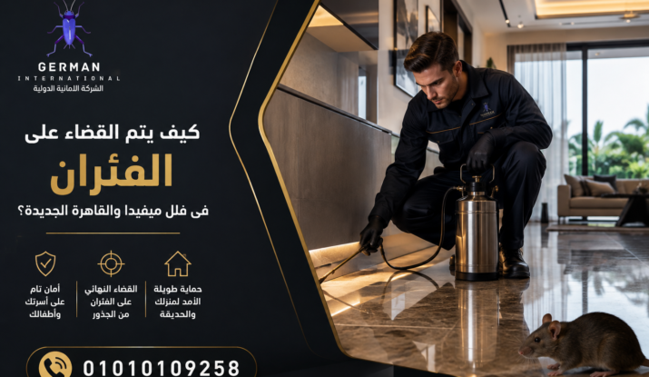 كيف يتم القضاء على الفئران فى فلل ميفيدا والقاهرة الجديدة؟