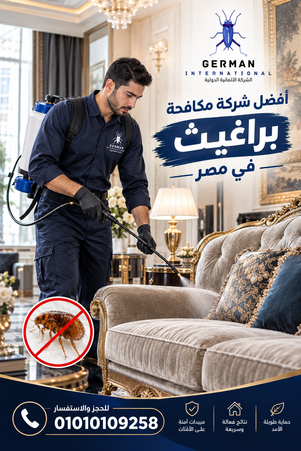 أفضل شركة مكافحة براغيث في مصر