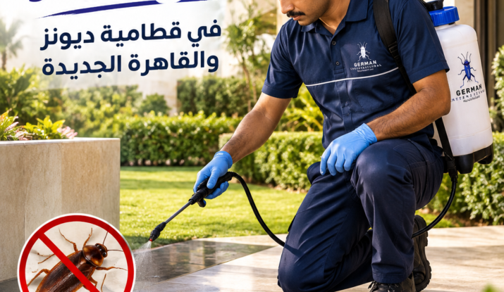 أفضل شركة مكافحة صراصير في قطامية ديونز والقاهرة الجديدة