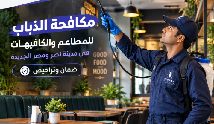 مكافحة الذباب للمطاعم والكافيهات في مدينة نصر ومصر الجديدة ضمان وتراخيص
