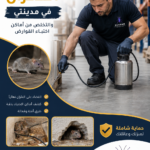 مكافحة الفئران في مدينتي والتخلص من أماكن اختباء القوارض