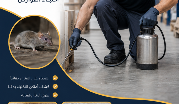 مكافحة الفئران في مدينتي والتخلص من أماكن اختباء القوارض