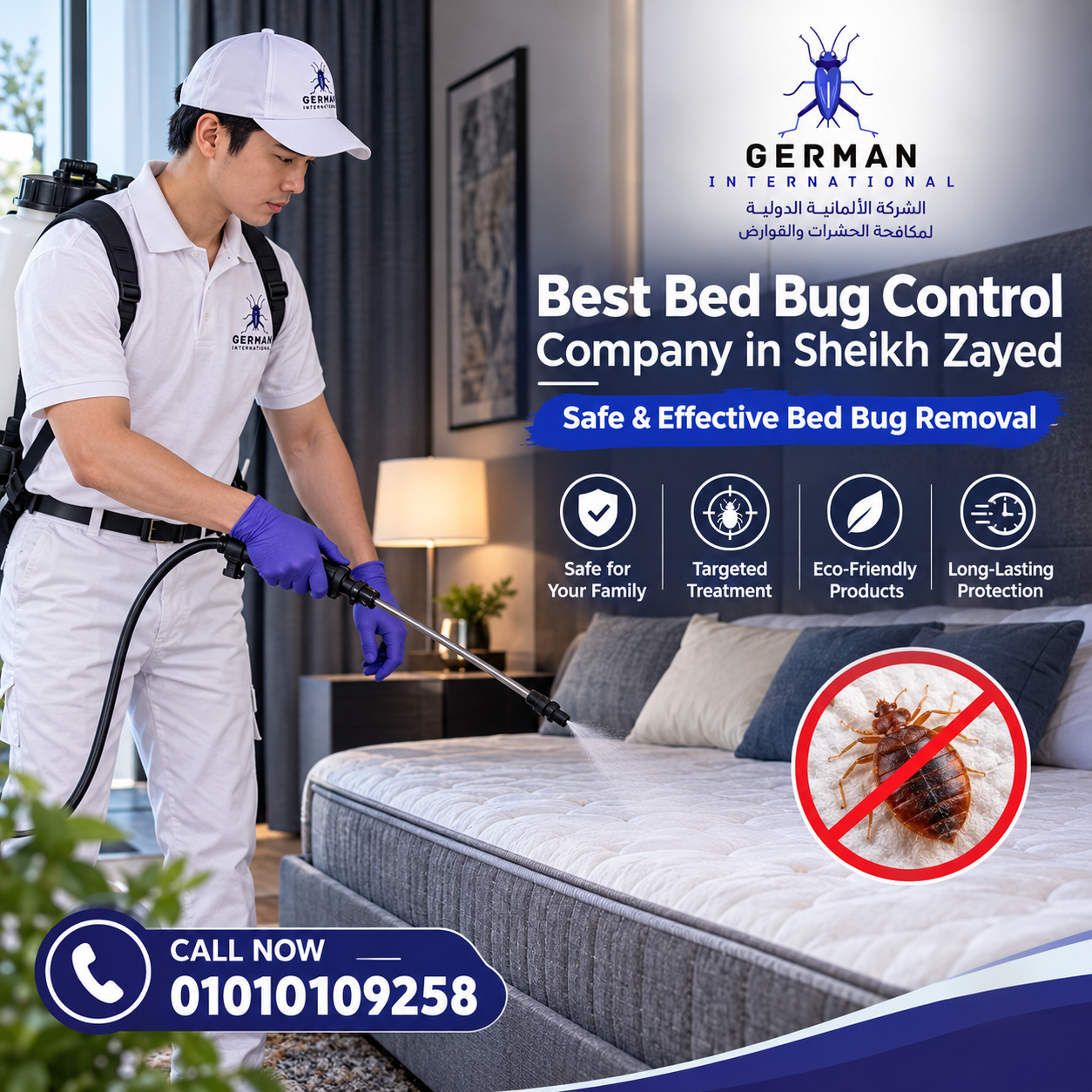 Best Bed Bug Control Company in Sheikh Zayed | Safe & Effective Removal 🛏️