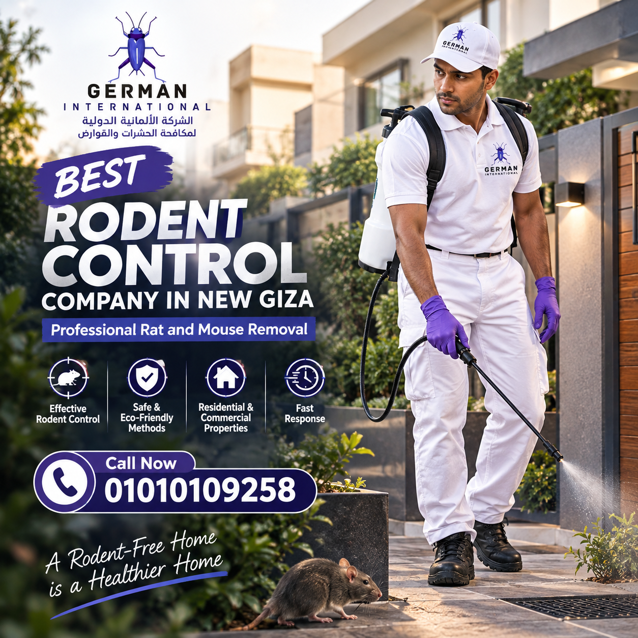 Best Rodent Control Company in New Giza Professional Rat and Mouse Removal